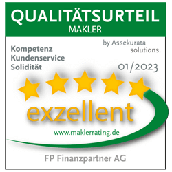 Siegel Maklerrating Ausgezeichnet